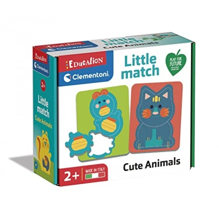 Sevimli Hayvanlar Temalı Eğitici Kitap, +2 Yaş için