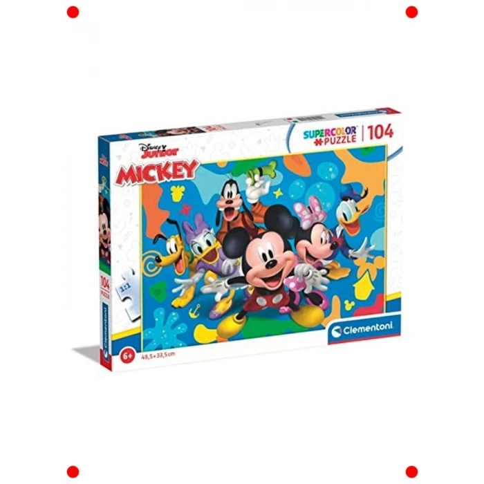 Sevimli Karakterler 104 Parça Renkli Yapboz