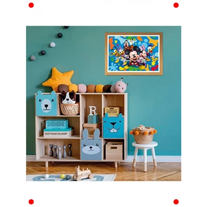 Sevimli Karakterler 104 Parça Renkli Yapboz