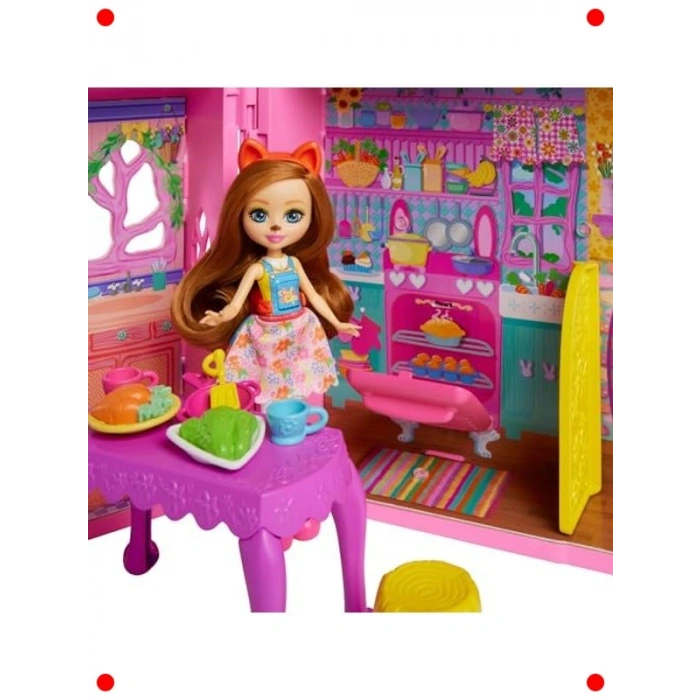 Sevimli Karakterler Bebek Evi Oyuncak Seti