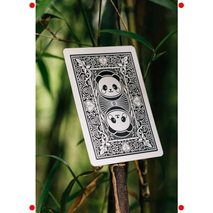 Sevimli Panda Temalı Oyun Kartları (1 Deste)