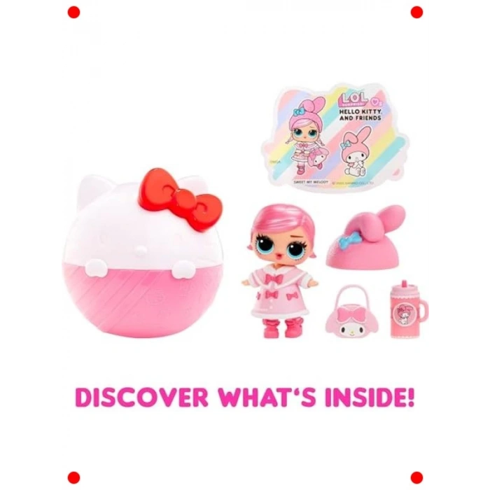 Sevimli Sürpriz Bebek Figürü - Hello Kitty Serisi