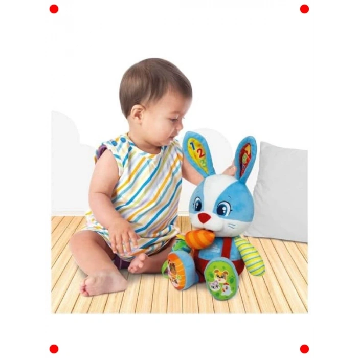 Sevimli Tavşan Bebek Oyuncağı