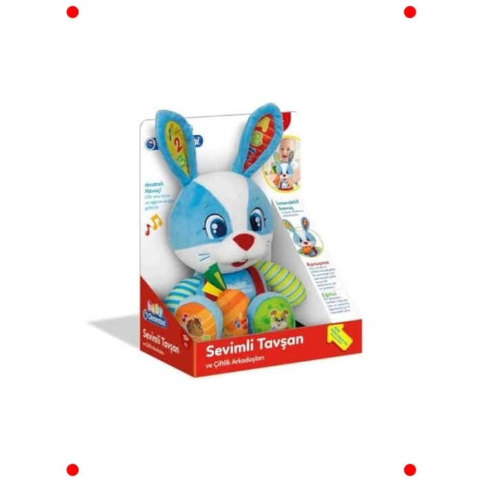 Sevimli Tavşan Bebek Oyuncağı