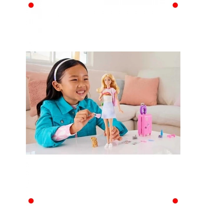 Seyahat Bebeği ve Aksesuar Seti: Yavru Köpek Dahil