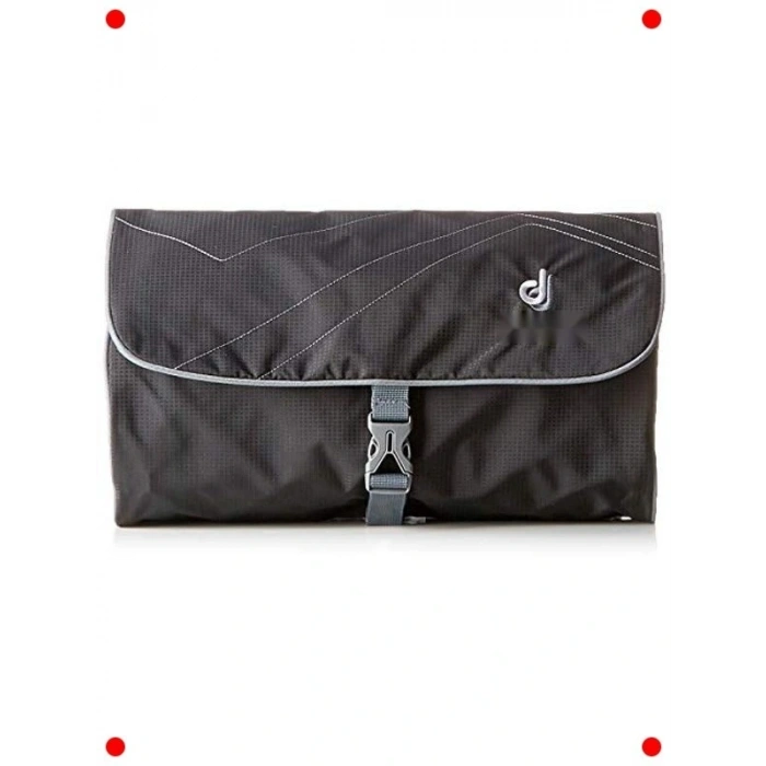 Seyahat Makyaj ve Bakım Çantası, Siyah, 20x31x4 cm