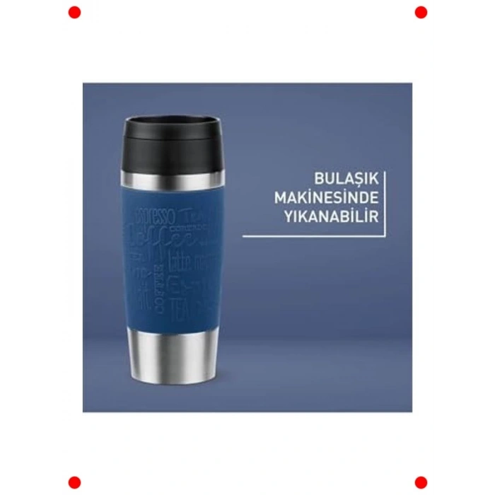 Seyahat Termosu, Koyu Mavi, 0,36 Litre