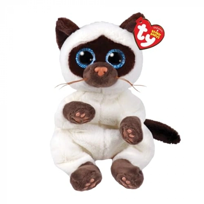 Siamese Kedi Temalı Peluş Beanie Oyuncak