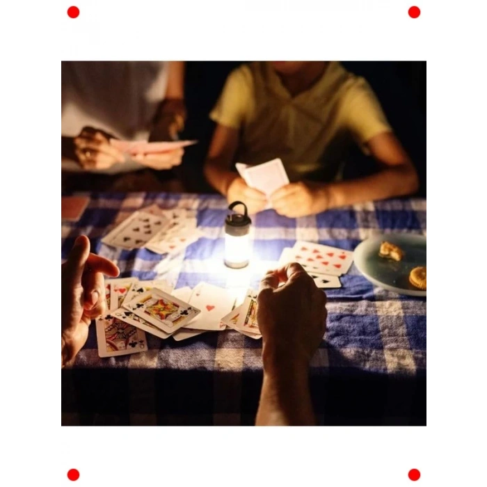 Sıcak Işık Kamp Feneri, Kompakt ve Taşınabilir