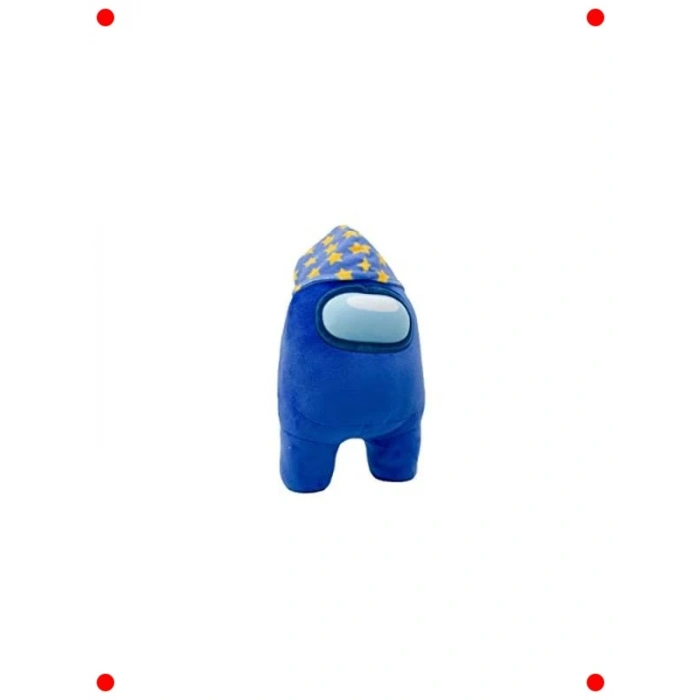 Sihirbaz Şapkalı Mavi Pelüş Oyuncak Figürü 30 cm