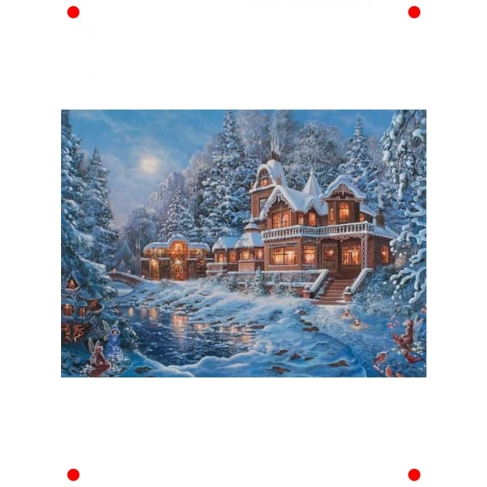 Sihirli Kış Temalı Yapboz - 1000 Parça