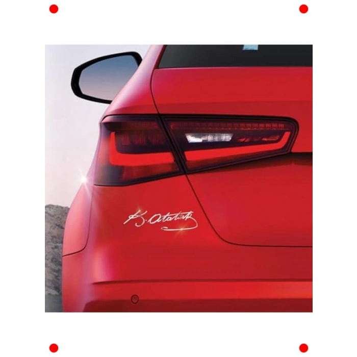 Şık 3D Metal Araç ve Dekorasyon Etiketi