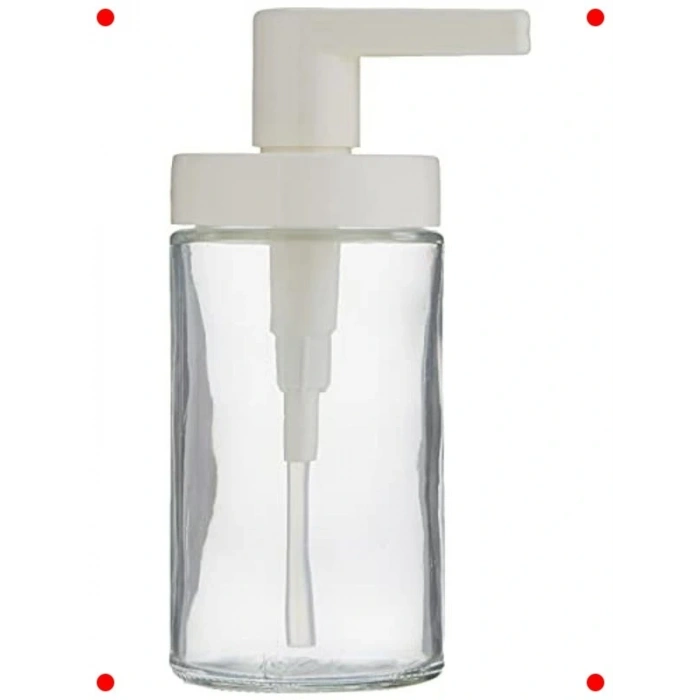 Şık Beyaz Cam Sıvı Sabunk - 200ml