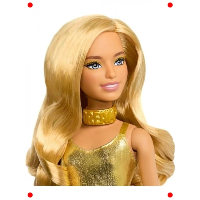 Şık Parti Bebeği Altın Tulumlu