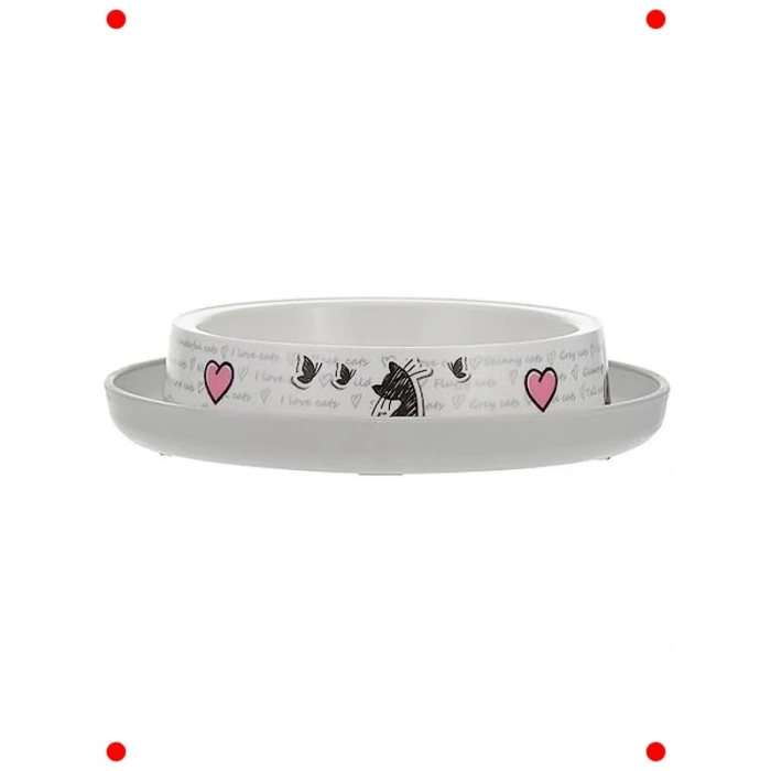 Şık Tasarım Evcil Hayvan Mama Kabı 210 ml