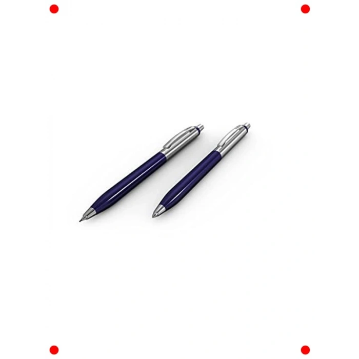 Şık Tükenmez ve Versatil Kalem Seti - Lacivert