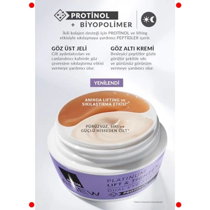 Sıkılaştırıcı & Kaldırıcı İkili Göz Bakım Seti