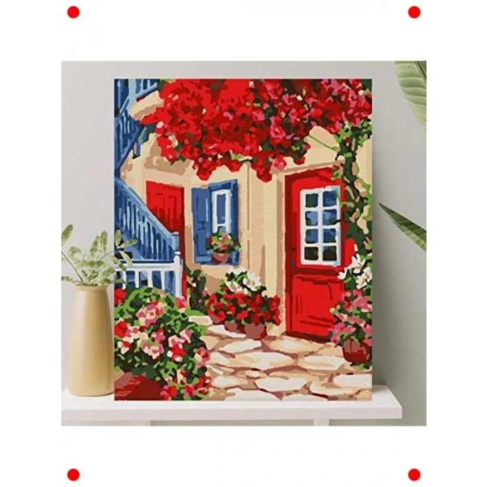 Sılarla ma Seti - Kırmızı Kapı (40x50 cm)