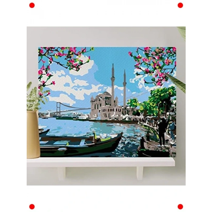 Sılarla ma Tuval Seti - Ortaköy Manzarası