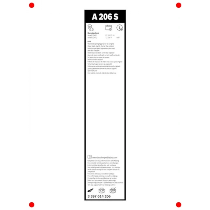 Silecek Seti (650/475 mm) - Çeşitli Araçlara Uyumlu