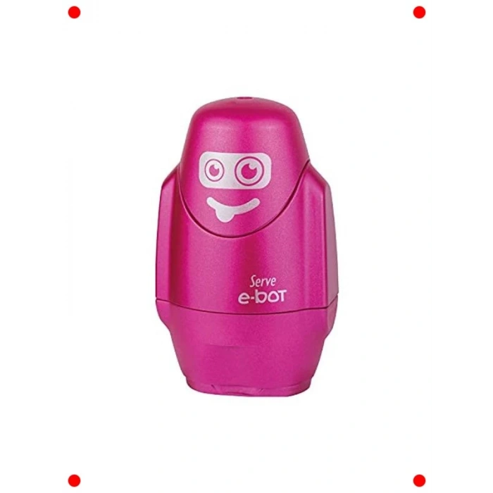 Silgili Metalik Pembe Kalemtıraş Tekli