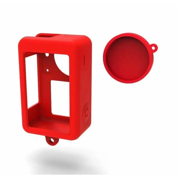 Silikon Koruma Kılıfı, Osmo Action 3/4 Uyumlu, 2 Parça Set