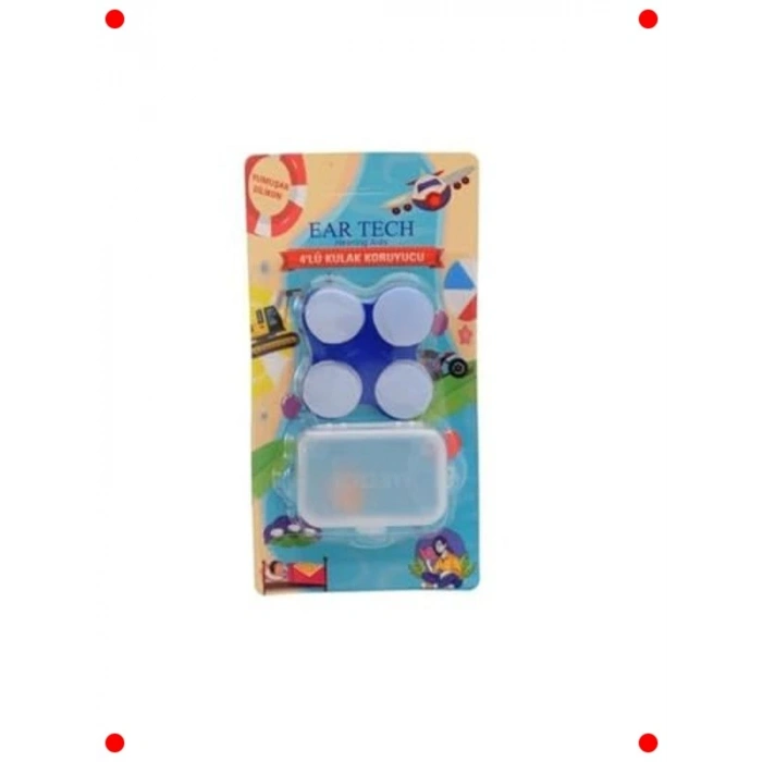 Silikon Kulak Tıkacı Seti - 4 Adet