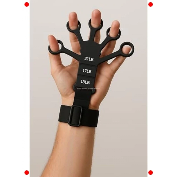 Silikon Parmak ve El Güçlendirme Egzersiz Bandı