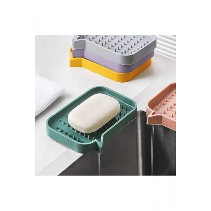 Silikon Sabunluk, Kendinden Oluklu Kaymaz Tasarım