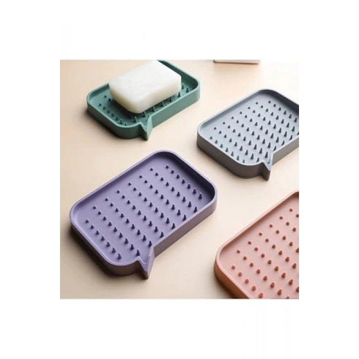 Silikon Sabunluk, Kendinden Oluklu Kaymaz Tasarım