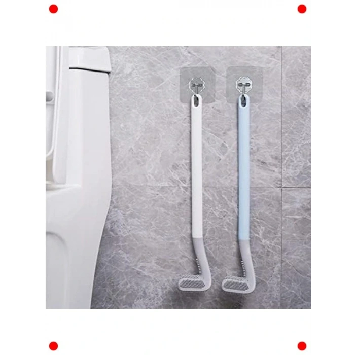 Silikon Tuvalet ve Mutfak Fırçası Askılı