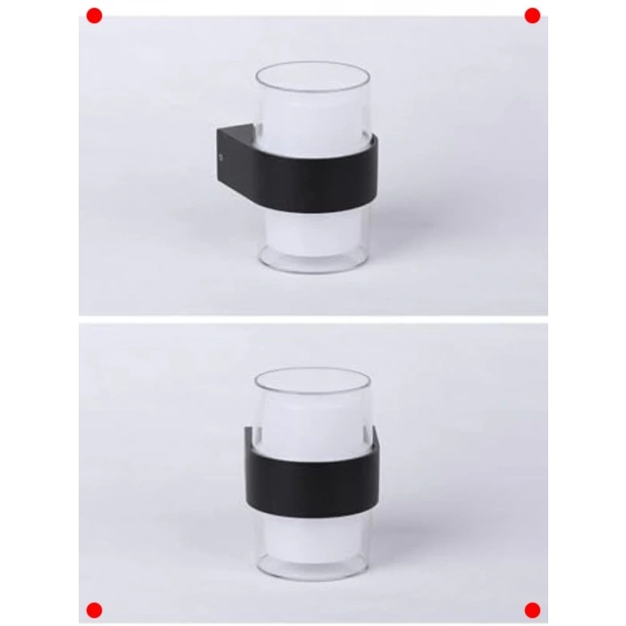 Silindir LED Aplik 12W Gün Işığı IP54 İç Dış Mekan