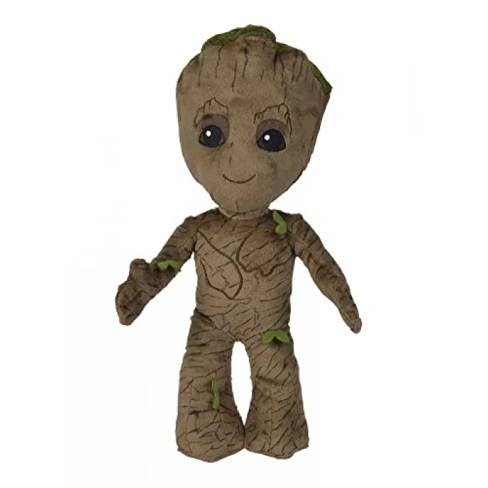Simba, 6315875808NPB, Disney Marvel Floppy Young Groot Peluş Figürü, Özel ve Detaylı Tasarım, Dayanıklı Kumaş, 25 Cm