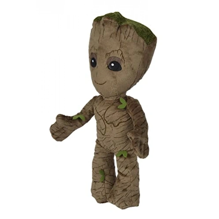 Simba, 6315875808NPB, Disney Marvel Floppy Young Groot Peluş Figürü, Özel ve Detaylı Tasarım, Dayanıklı Kumaş, 25 Cm