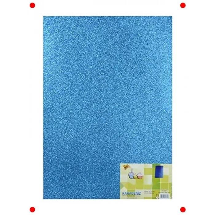 Simli EVA Sünr Tabaka - Mavi 50x70 cm