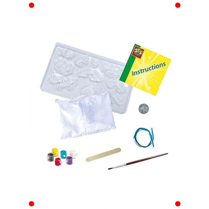 Simli Tek Boynuzlu At Heykelcik Boyama Kiti