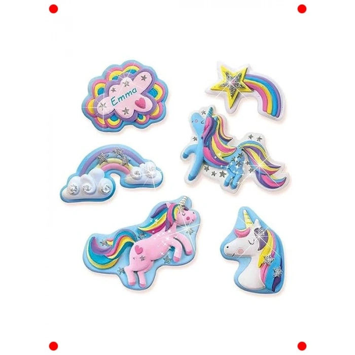 Simli Tek Boynuzlu At Heykelcik Boyama Kiti