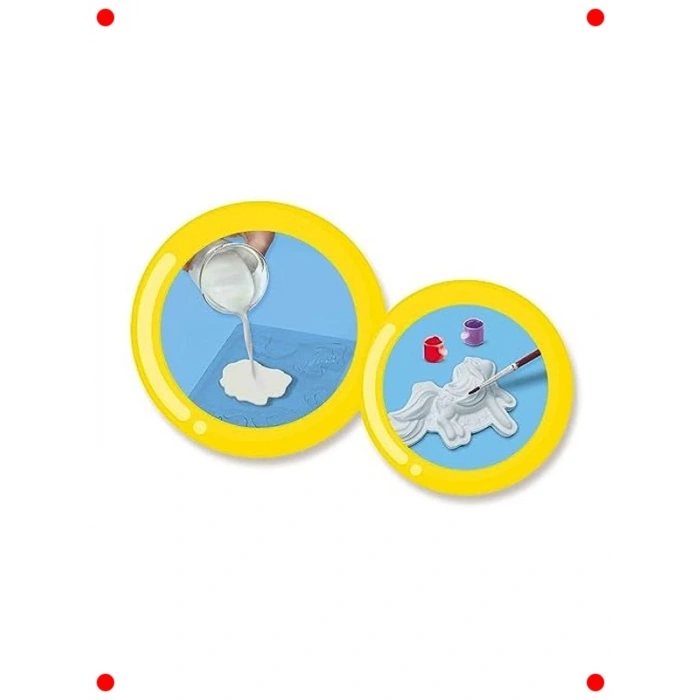 Simli Tek Boynuzlu At Heykelcik Boyama Kiti