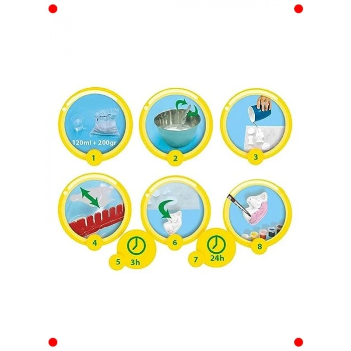 Simli Tek Boynuzlu At Heykelcik Boyama Kiti