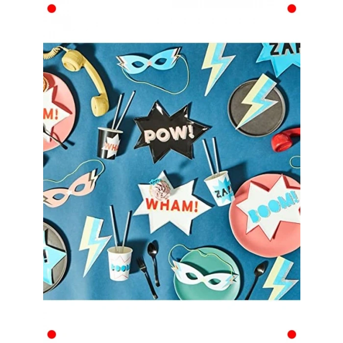 Şimşek Desenli Parti Peçeteleri (16lı)