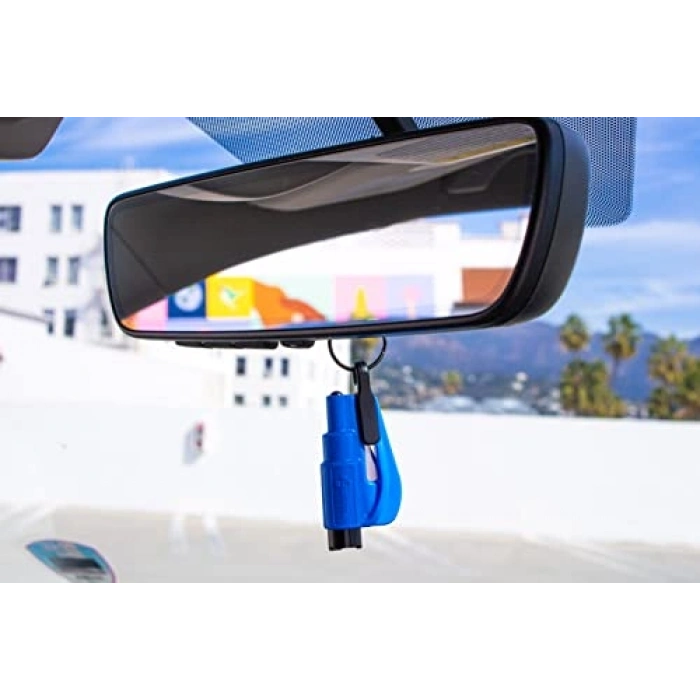 (Single Pack, Pink) - - Quick Car Escape Tool. Seatbelt Cutter & Window Breaker - Pink