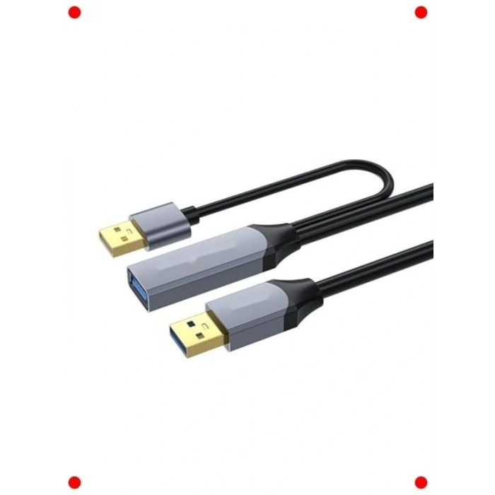 Sinyal Güçlendiricili 10 Metre USB 3.0 Uzma Kablosu