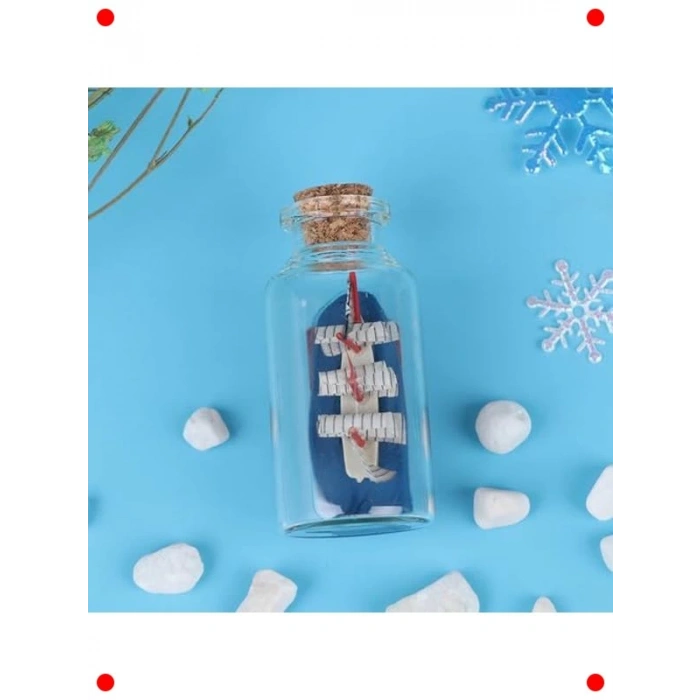 Şişe İçinde Dekoratif Gemi Maketi