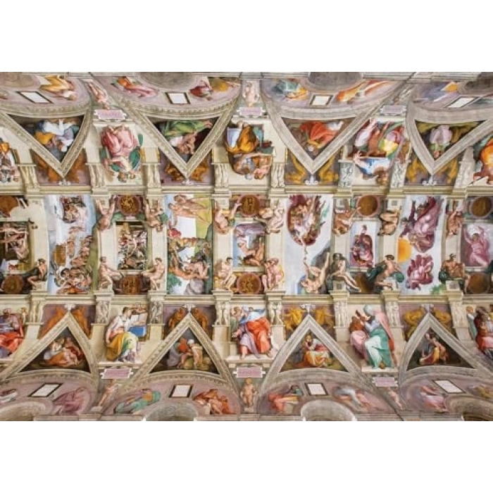 Sistine Chapel Puzzle: 1000 Parça Eğlenceli Yapboz
