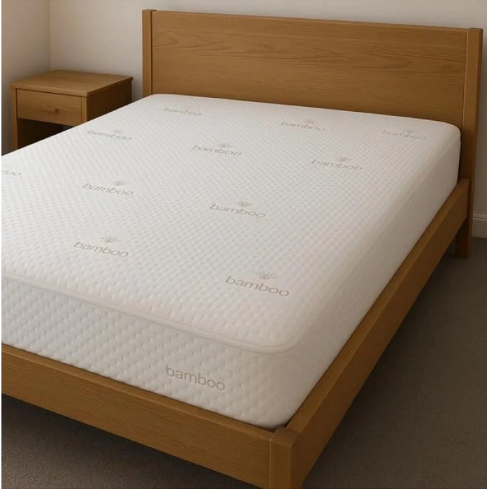 Sıvı Geçirmez Bambu Yatak Alezi, Çift Kişilik
