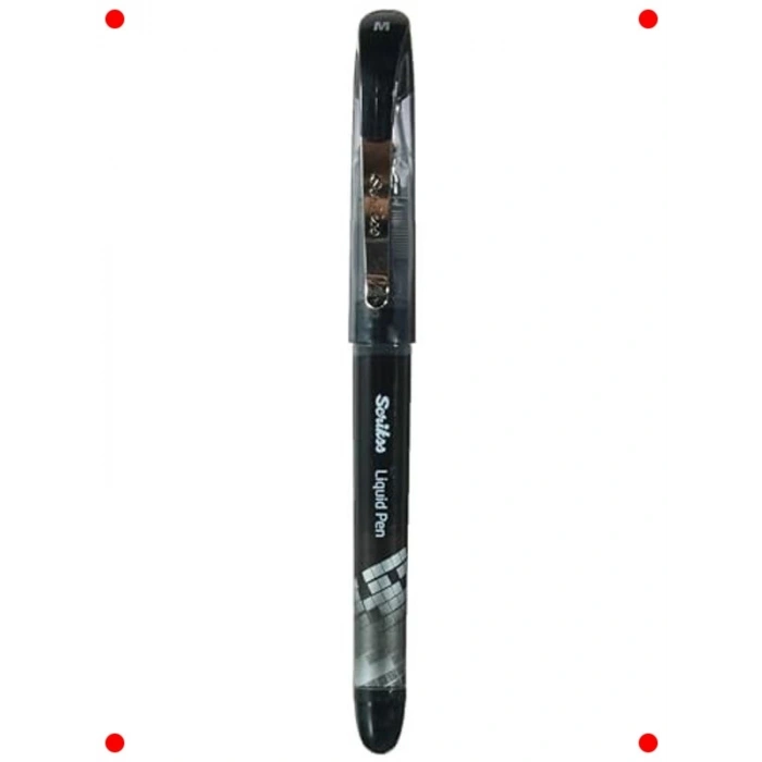 Siyah 0.7mm Akışkan Mürekkepli Jel Kalem