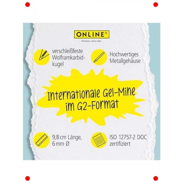 Siyah 0.7mm Jel Kalem Yedek Mürekkebi