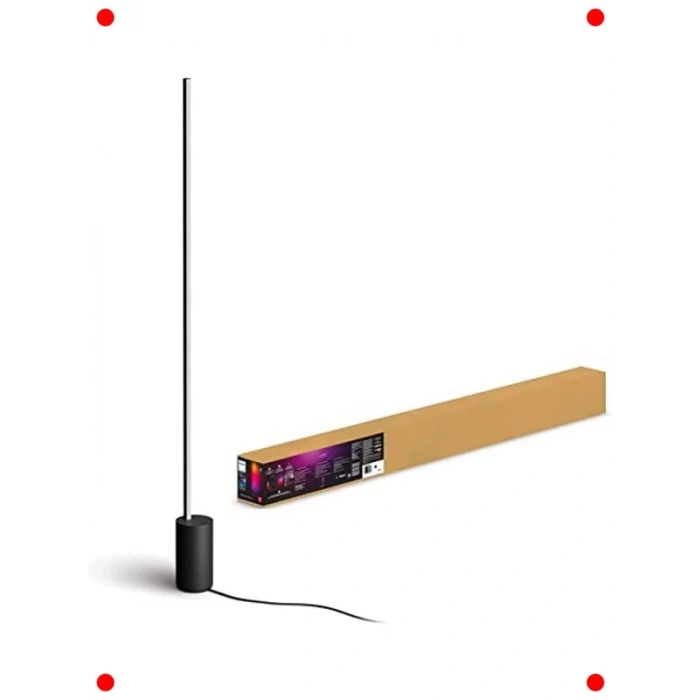 Siyah Akıllı Led Lambader Zemin Işığı