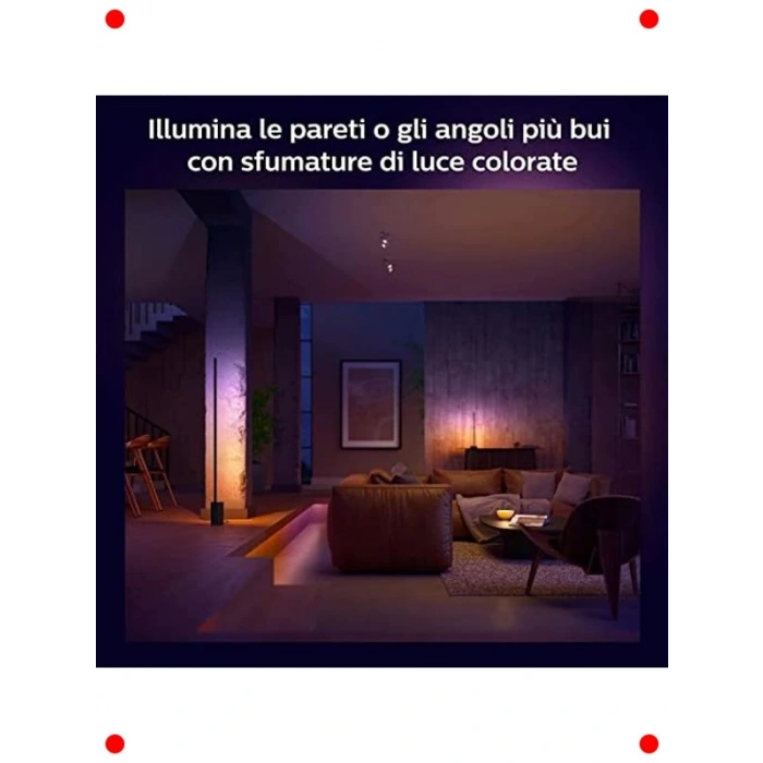 Siyah Akıllı Led Lambader Zemin Işığı