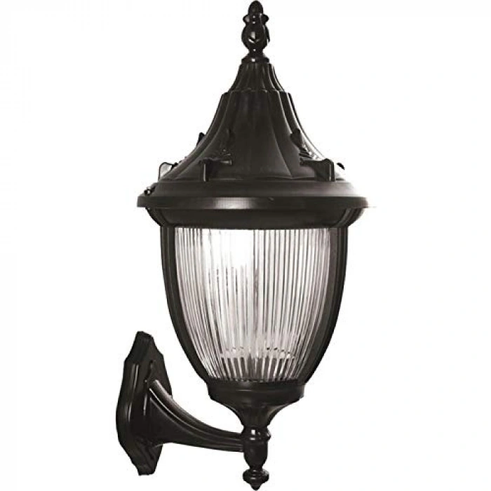 Siyah Bahçe Aplik, 60 W Işık ile Şık Aydınlatma